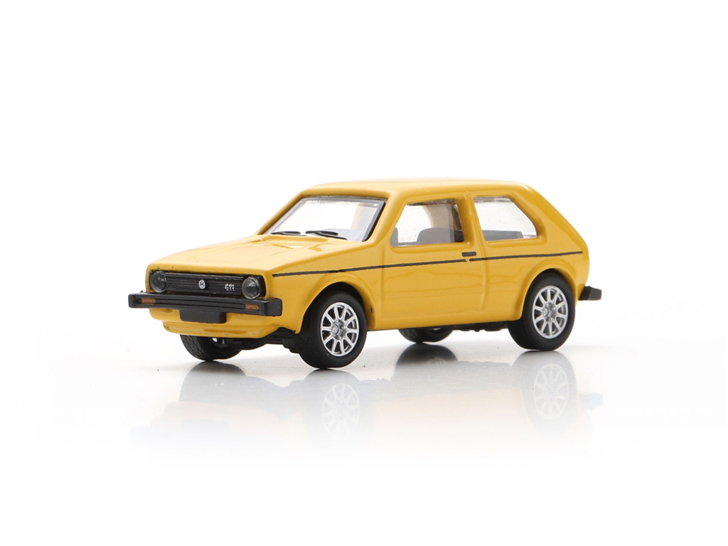 Schuco 87U00034 VW Golf I GL (zweitürig), gelb 1:87