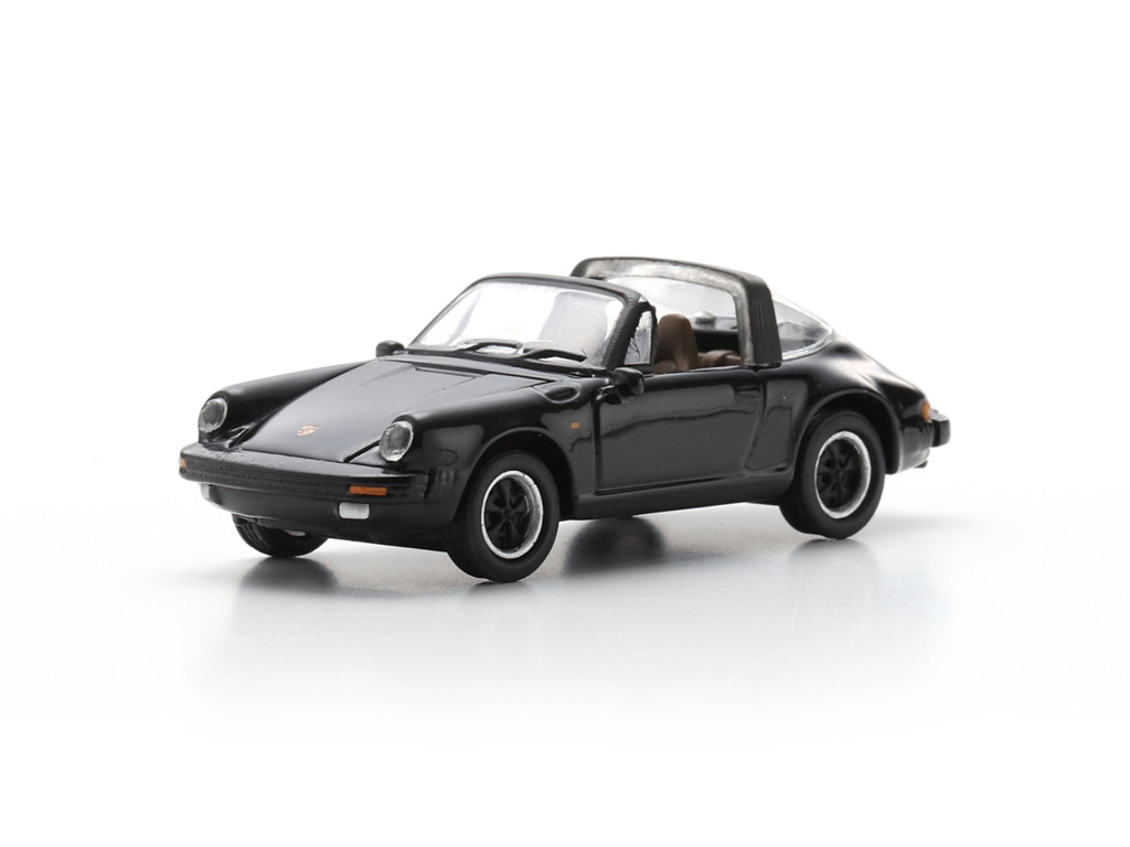 Schuco 87U00058 Porsche 911 Carrera 3.2 Targa, schwarz 1:87