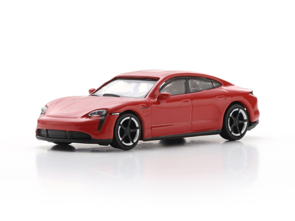 Schuco 87U00066 Porsche Taycan Turbo S, rot 1:87