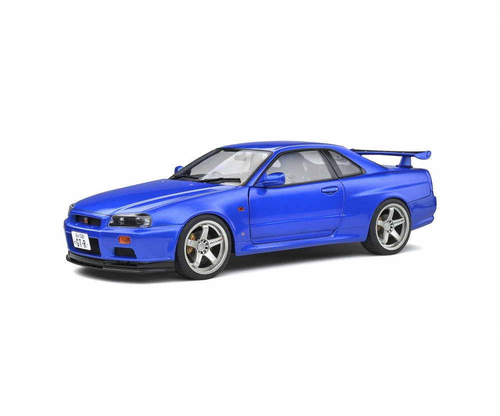 Solido 421181880 1:18 Nissan GTR (R34) blau 