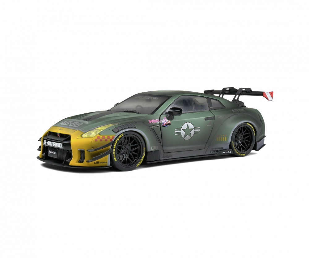 Solido 421182480 1:18 Nissan GT-R Army Fighter 