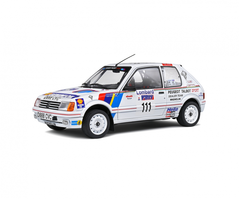 Solido 421182610 1:18 Peugeot 205 GTI #111 