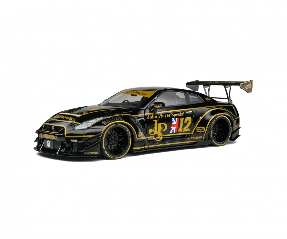 Solido 421182650 1:18 Nissan GT-R (R35) JPS schwarz 