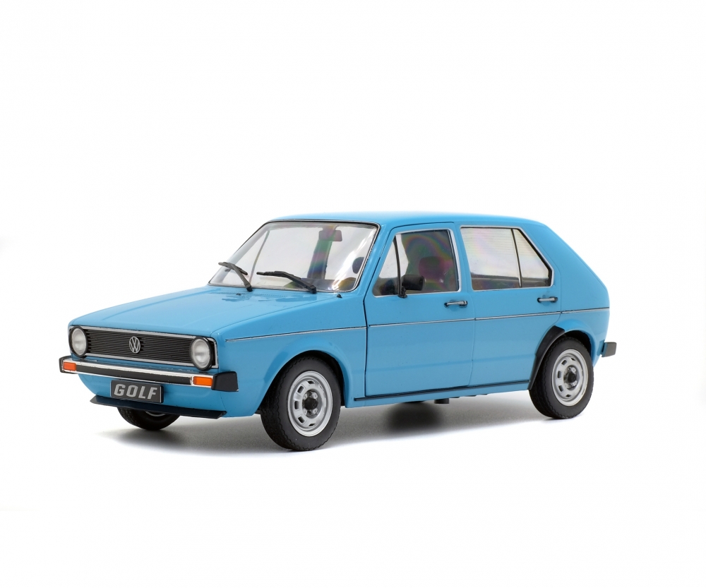 Solido 421184990 1:18 VW Golf L, blau, 1983 