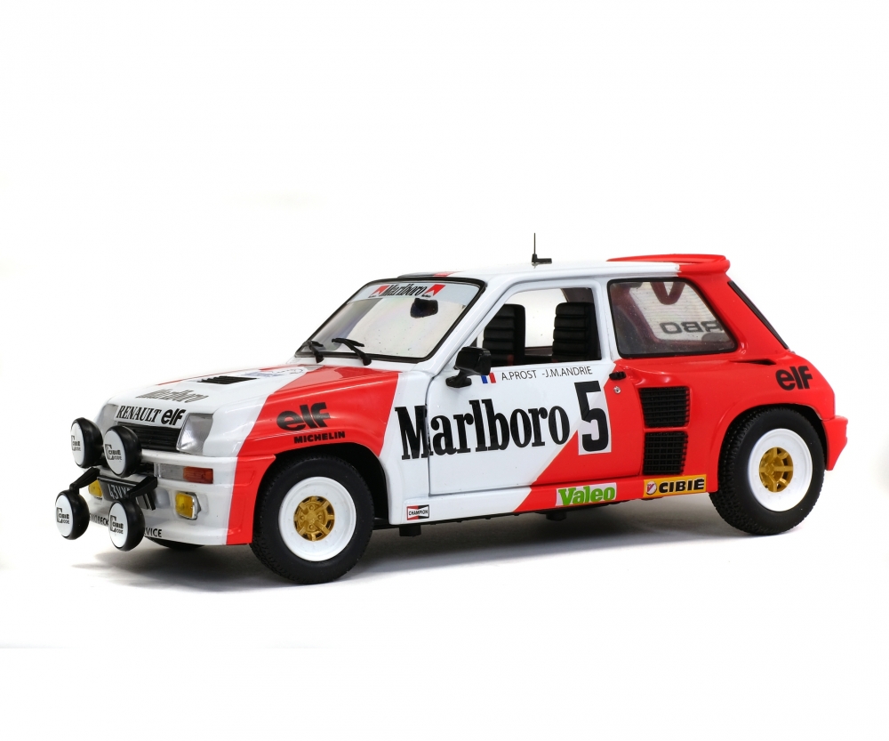 Solido 421185020 1:18 Renault 5 Turbo #5 Prost 