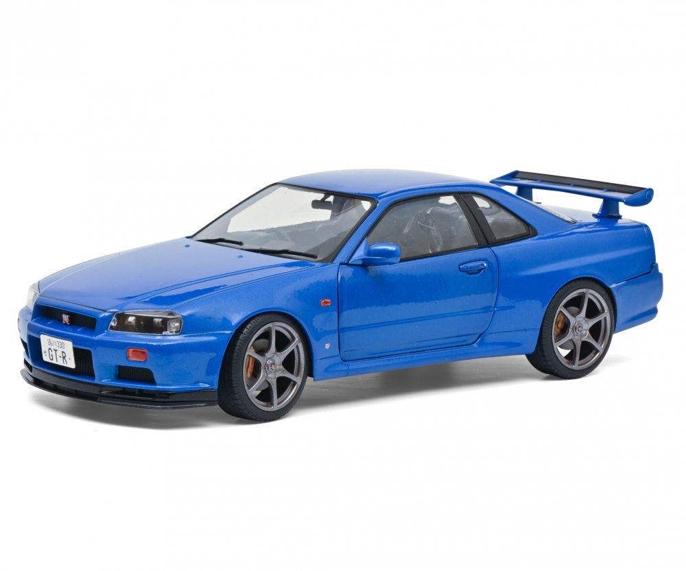 Solido 421185690 1:18 Nissan R34 GTR blau 