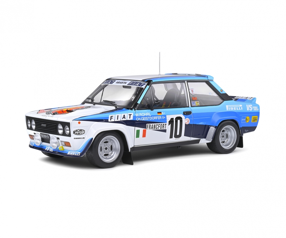 Solido 421187300 1:18 Fiat 131 Abarth #10 weiß/blau 