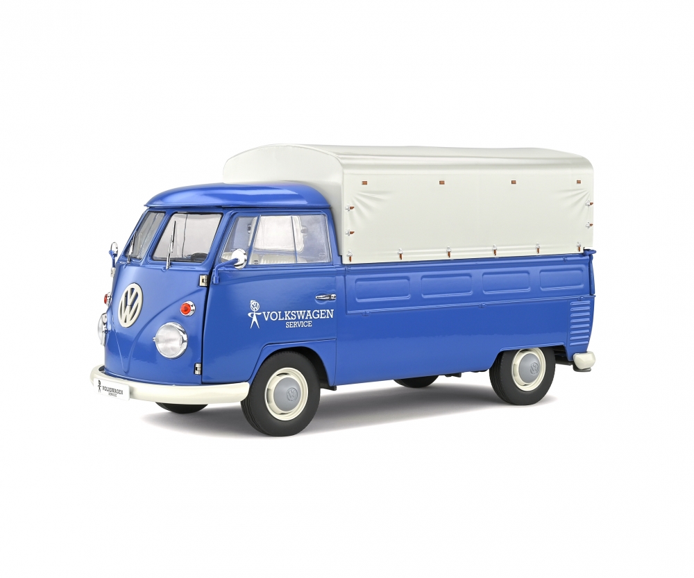 Solido 421187900 1:18 VW T1 Pritsche/Plane blau 