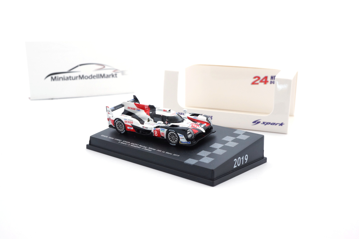 Spark 87LM19 Toyota TS050 Hybrid Winner 24h Le Mans 2019 1:87