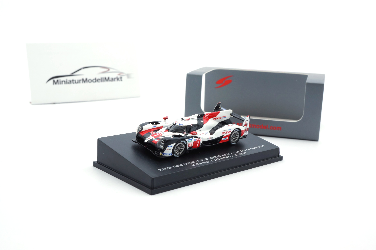 Spark 87S149 Toyota TS050 Hybrid #7 2nd 24H LeMans 2019 1:87