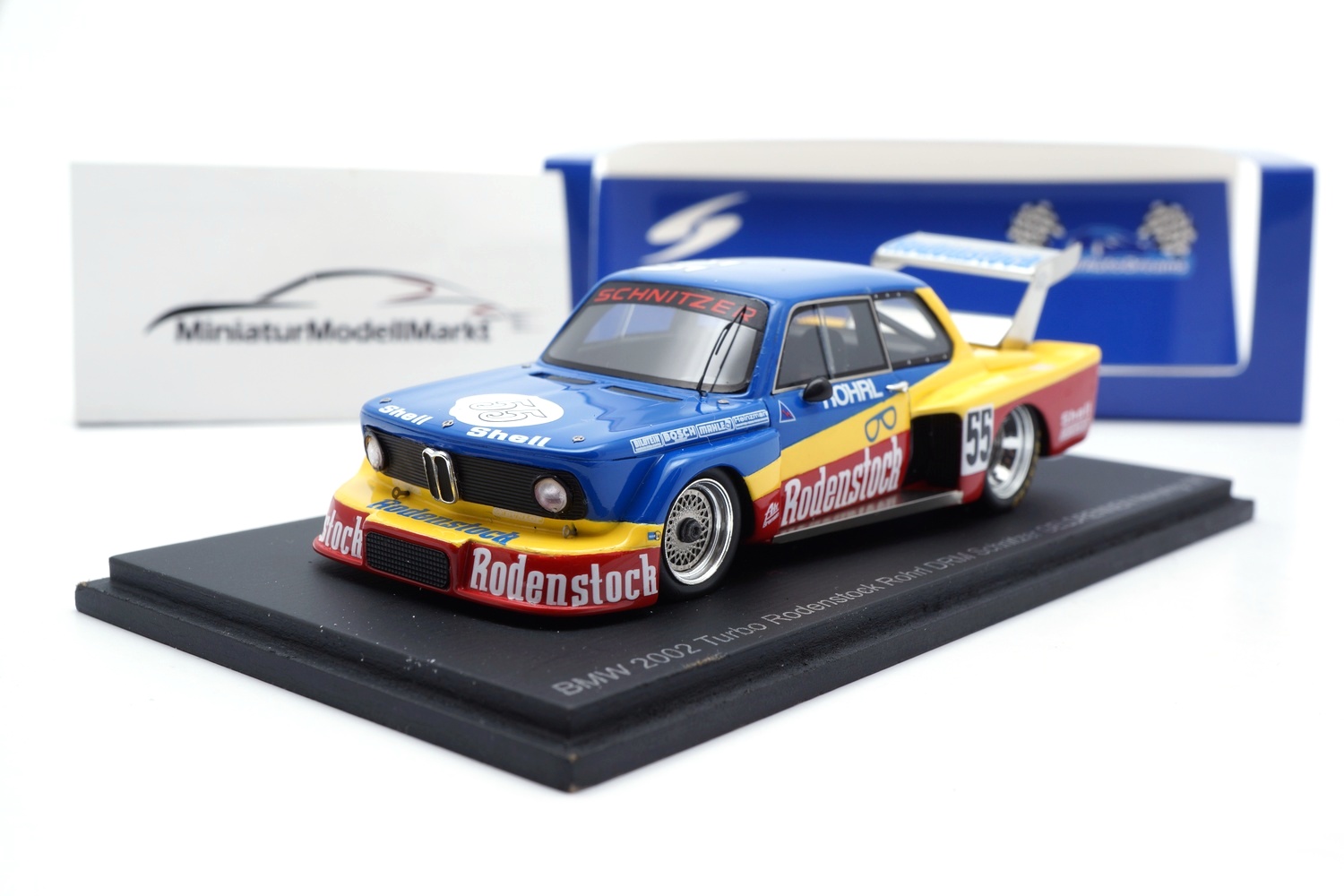 Spark MAD015 BMW 2002 Turbo - DRM Norisring 1977 - Walter Röhrl 1:43