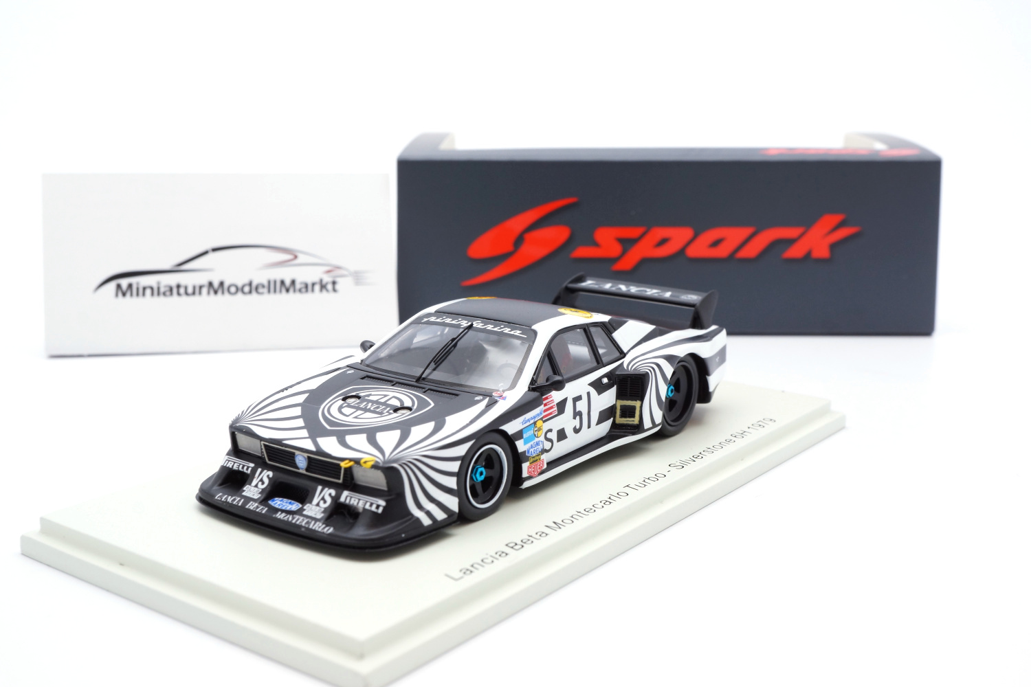 Spark S2289 Lancia Beta Montecarlo Turbo 6h Silverstone 1979 Röhrl/Patrese 1:43