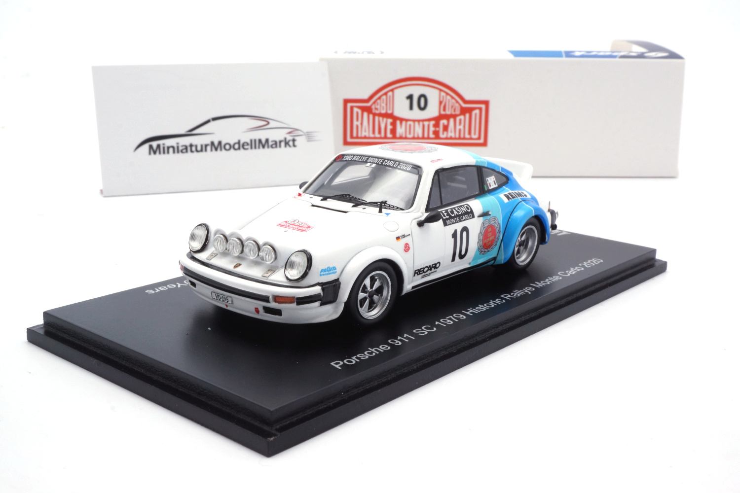 Spark WRFL02 Porsche 911 SC - Rallye Monte Carlo 2020 - W.Röhrl 1:43