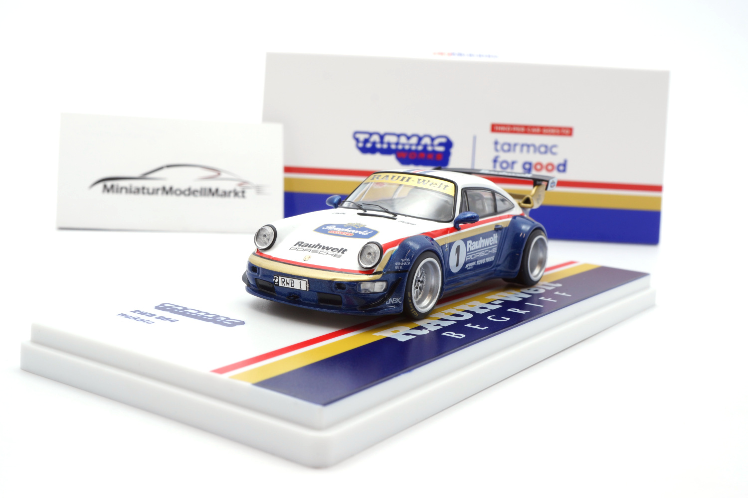 Tarmac T43-017-WKT Porsche 911 (964) - RWB - Waikato 1:43