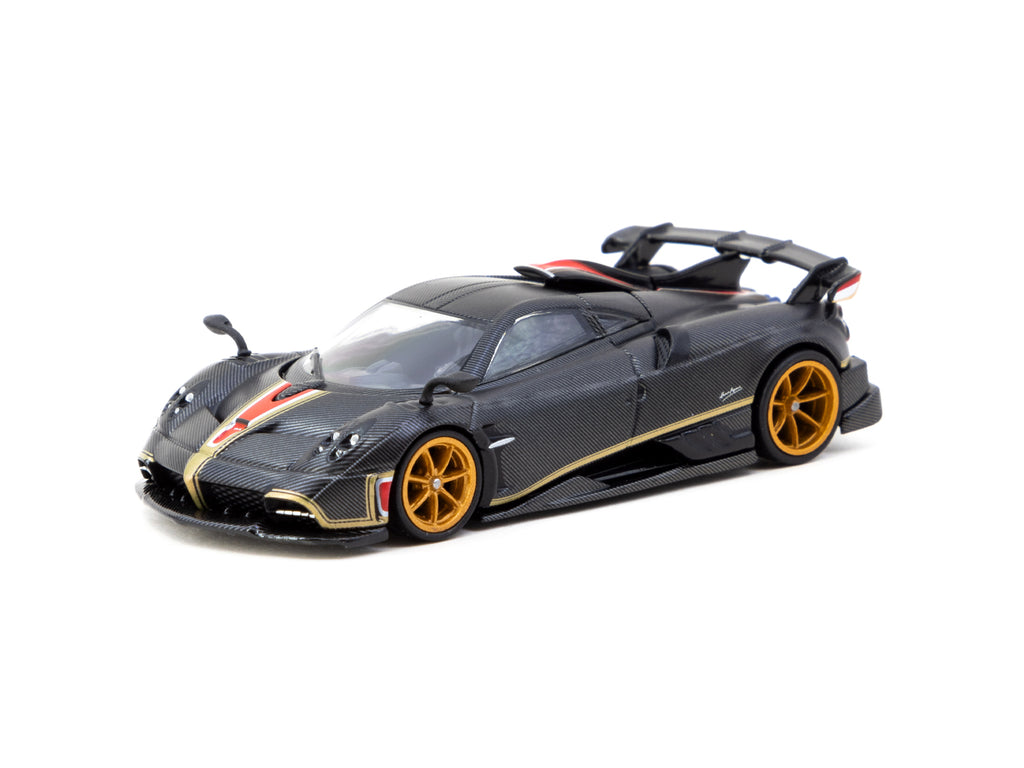 Tarmac T64G-TL046-BCF Pagani Imola - matt-schwarz/carbon 1:64