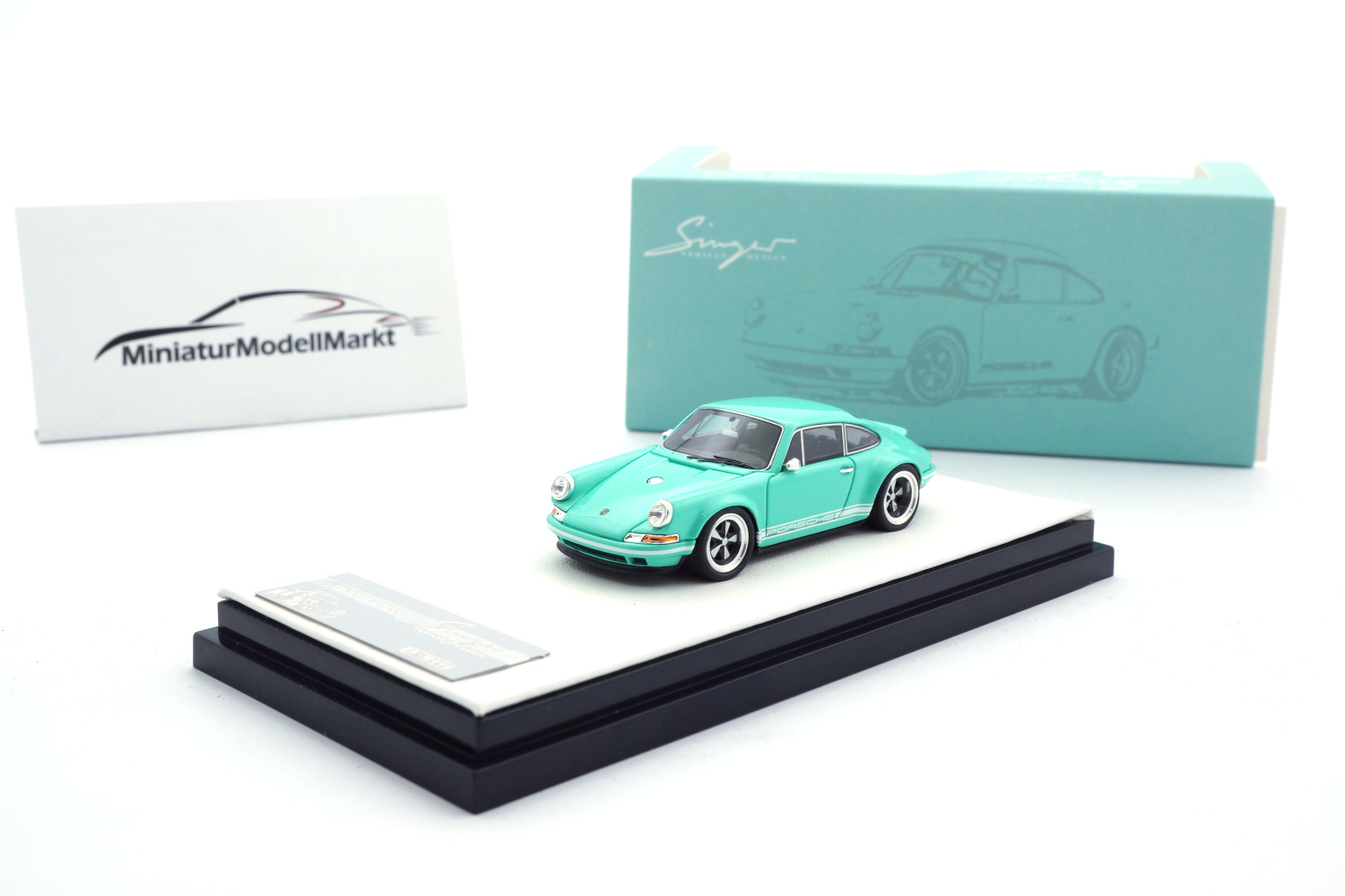 Timothy & Pierre TP911S-16 Porsche 911 Singer Coupe - Tiffany Blue 1:64