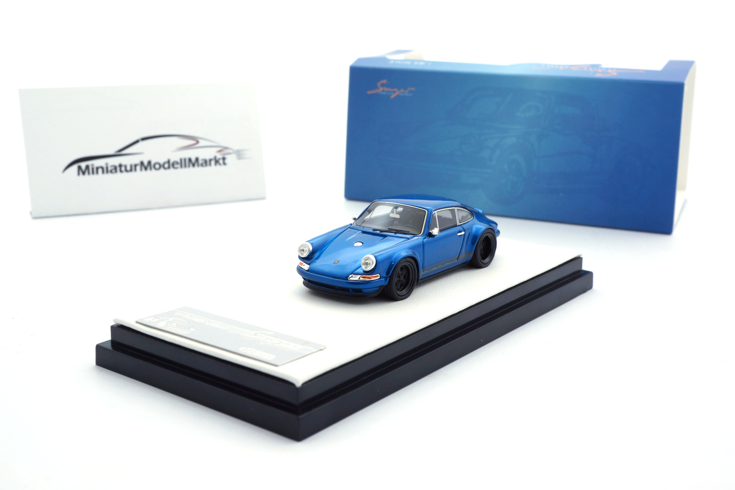 Timothy & Pierre TP911S-17 Porsche 911 Singer Coupe - Transparent Blue 1:64