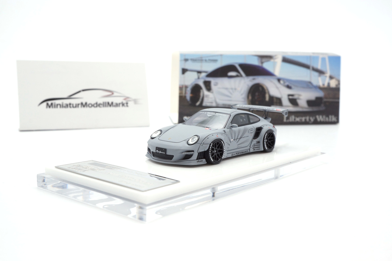 Timothy & Pierre TPLBWK-11 Porsche 911 (997) - Liberty Walk - Matt Grey 1:64