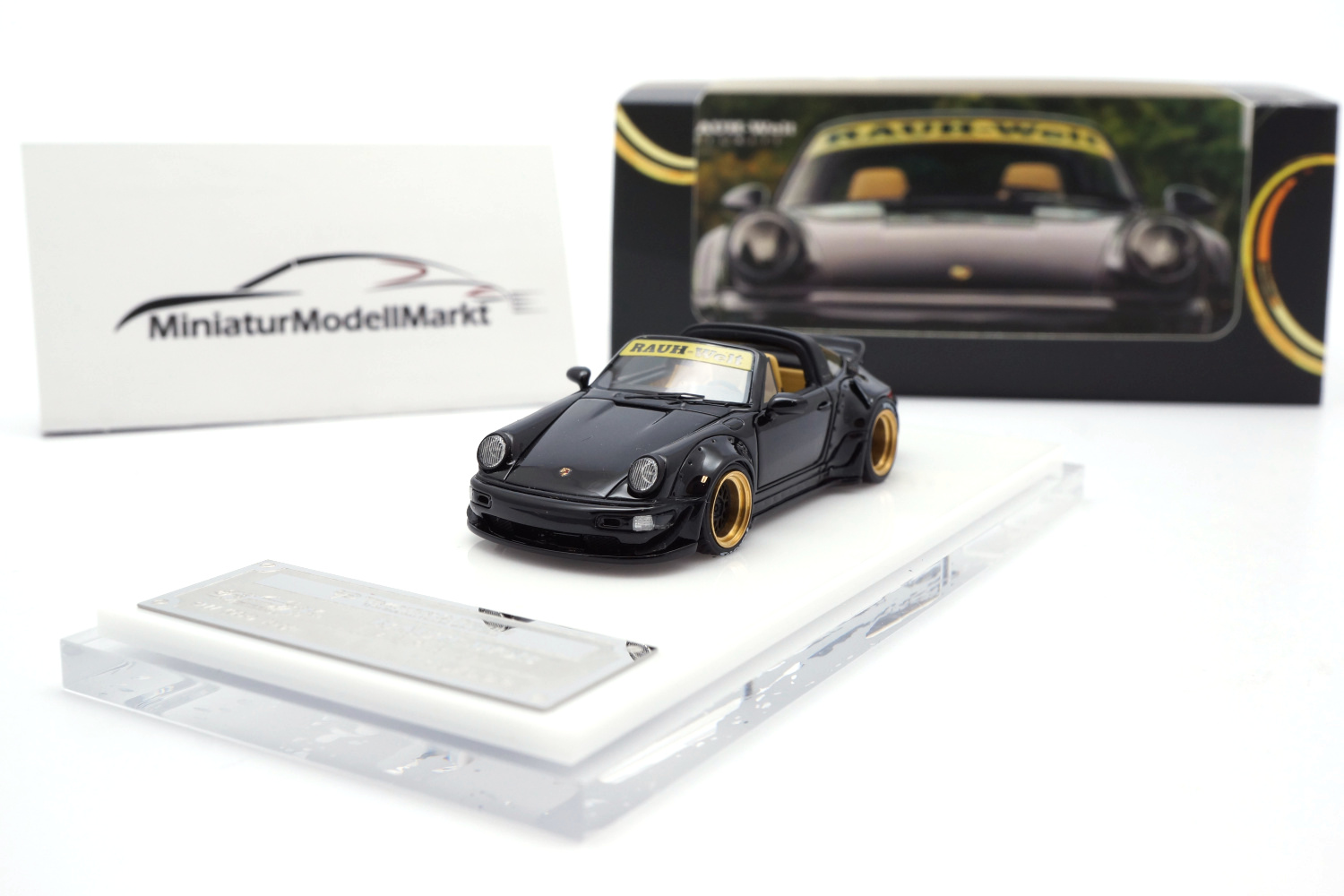 Timothy & Pierre TPRWB-08 Porsche 911 (964) Targa - RWB - Schwarz 1:64