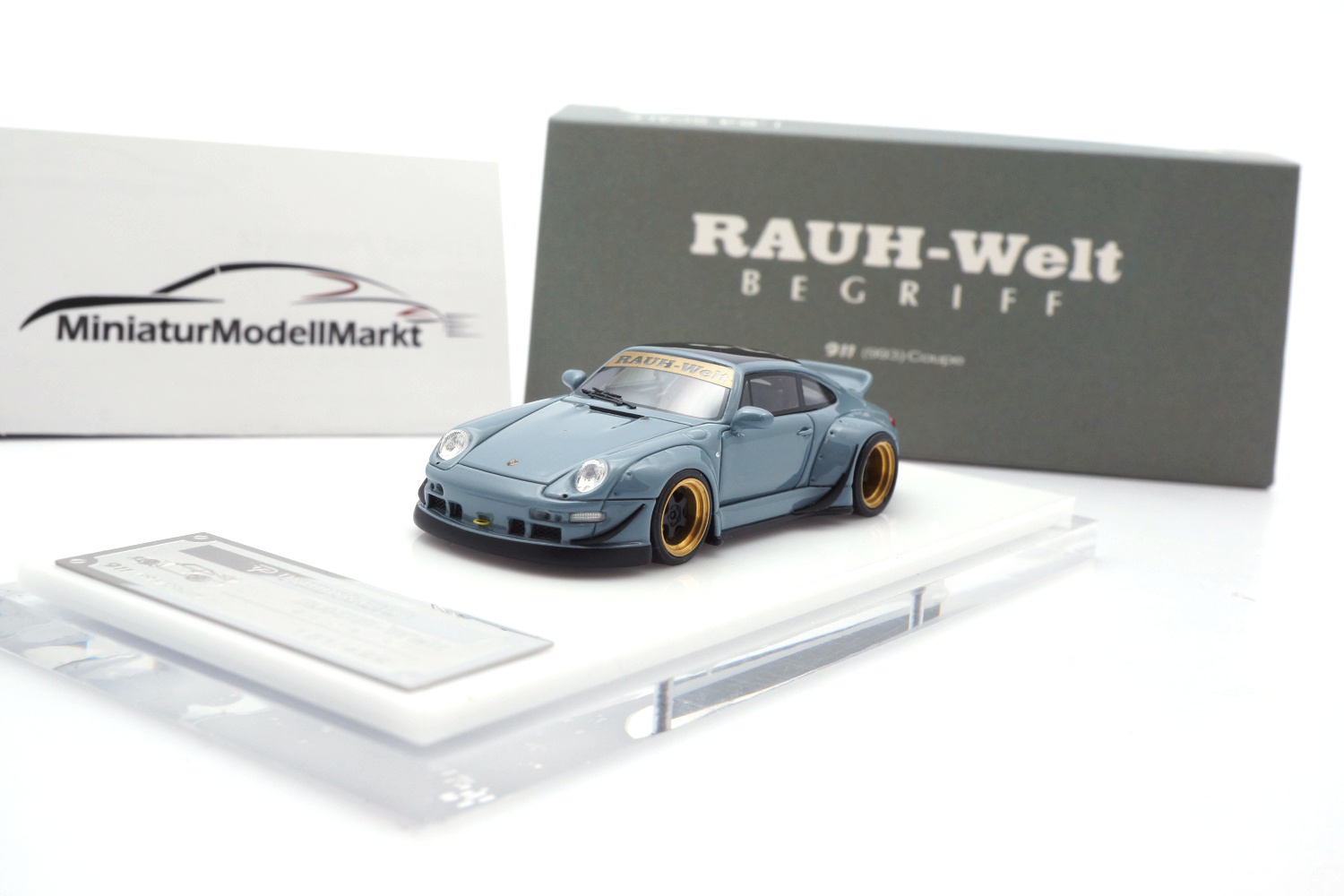 Timothy & Pierre TPRWB-10 Porsche 911 (993) - RWB - Cement Grey 1:64