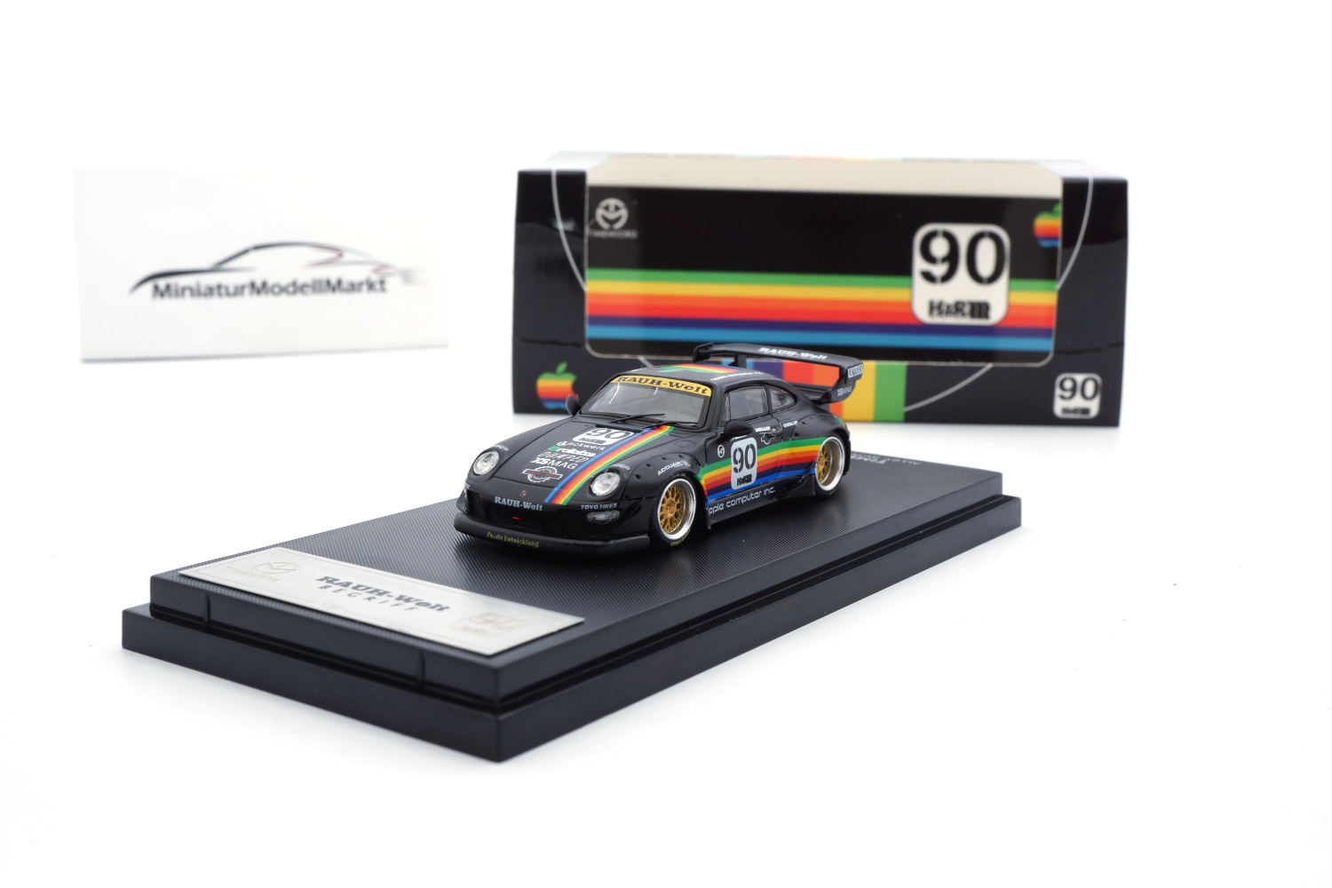 Timemicro TM640508 Porsche 911 (993) - RWB - Apple Black 1:64