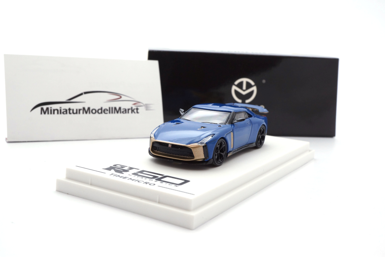 Timemicro TM641402 Nissan GT-R 50 by Italdesign - Blau 1:64