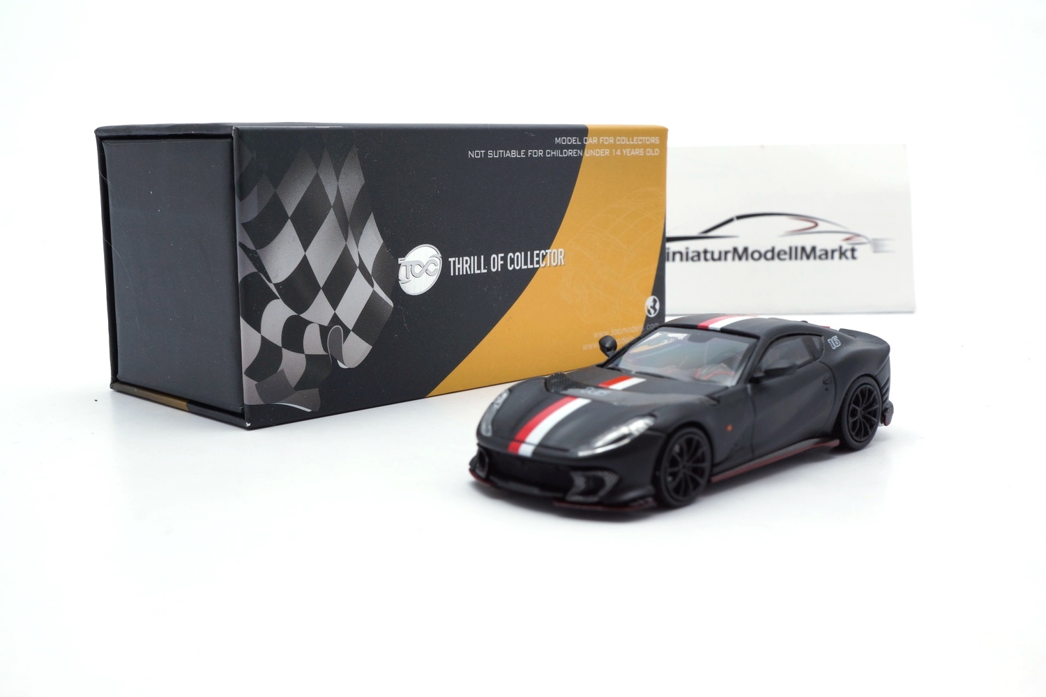 TOC TC-D-FEB12C-01 Ferrari 812 Competizione - Matt Black 1:64
