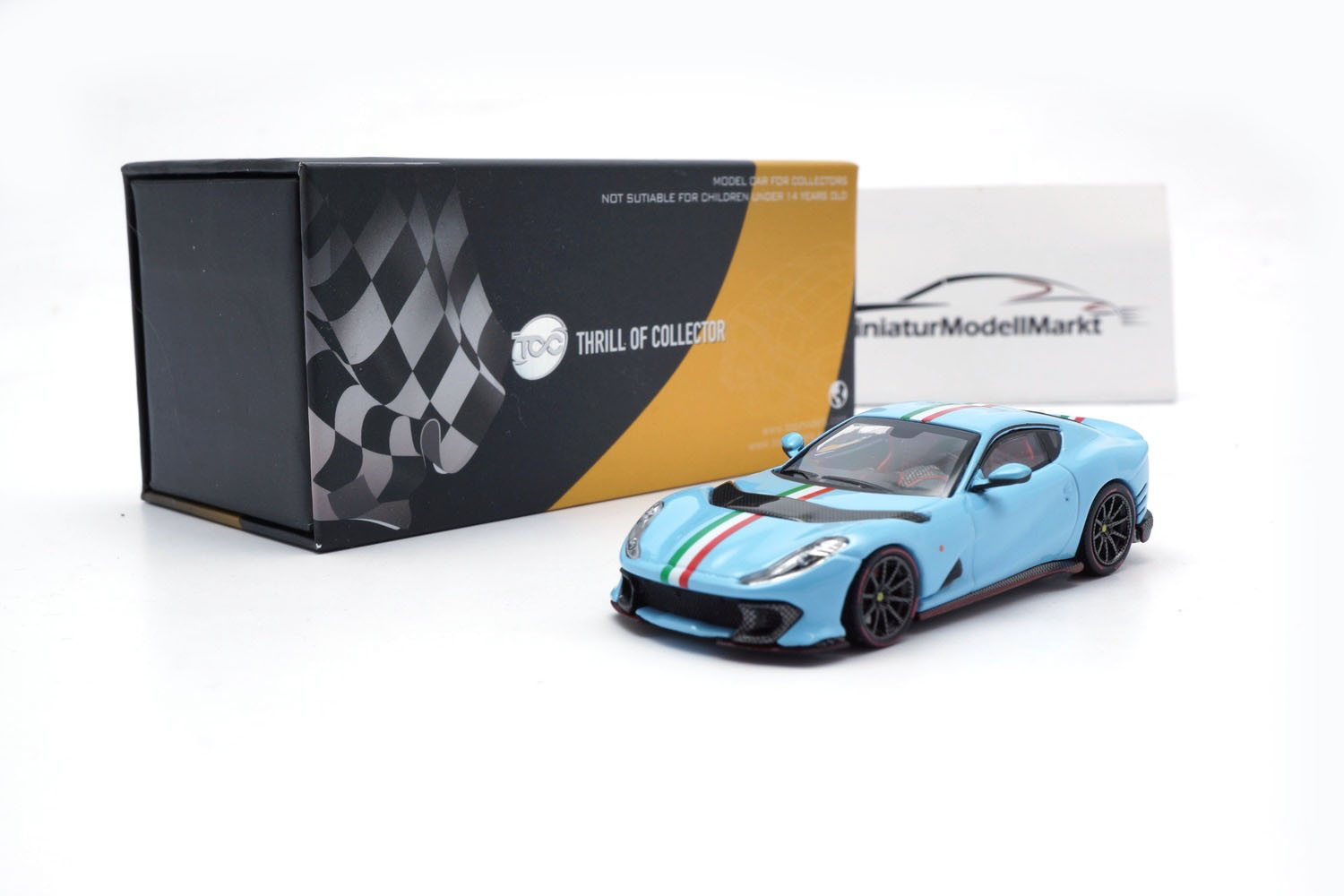 TOC TC-D-FEB12C-06 Ferrari 812 Competizione - Azzurro La Plata 1:64