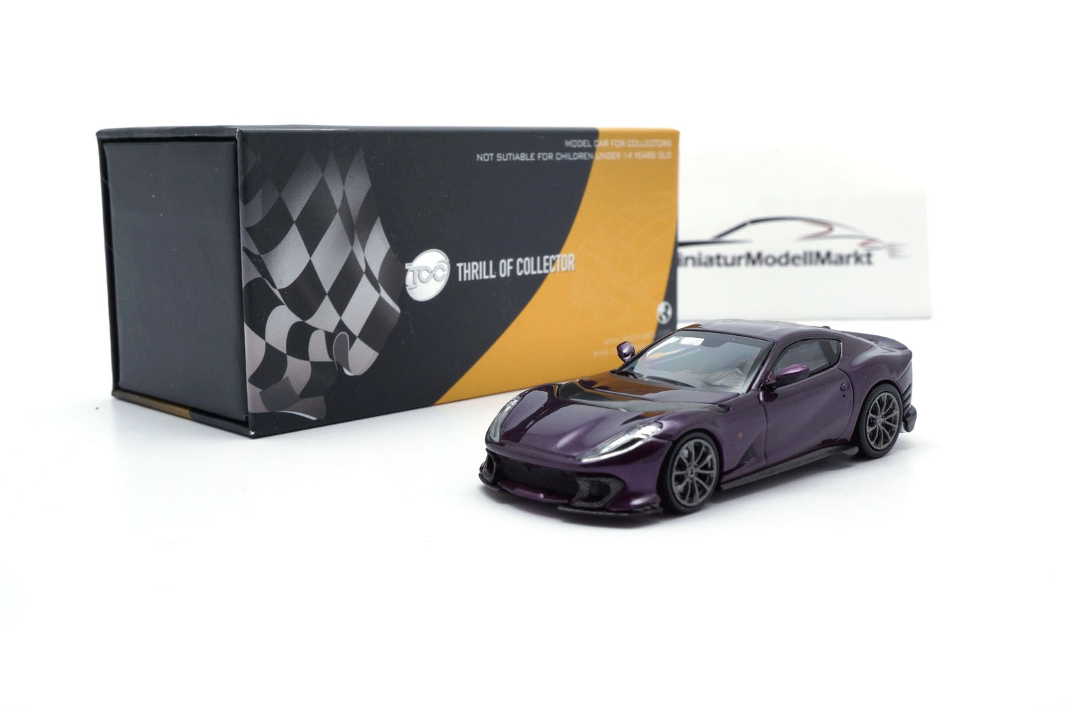 TOC TC-D-FEB12C-07 Ferrari 812 Competizione - Viola Hongkong 1:64