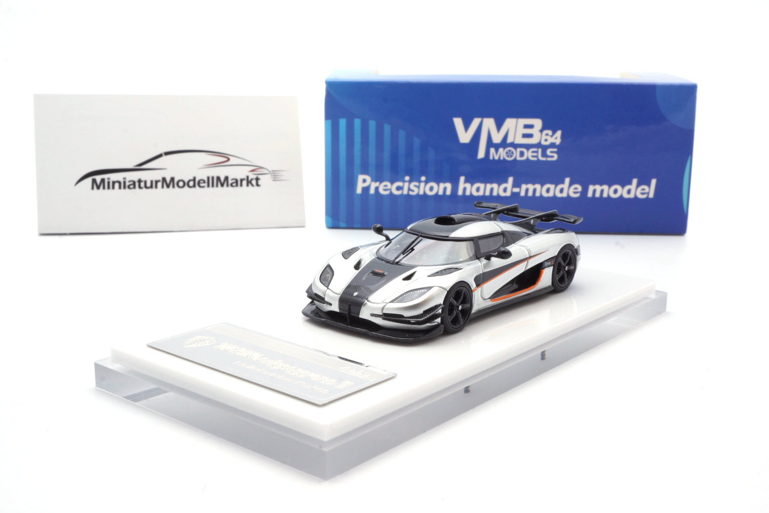 VMB64 VMB64-One-01 Koenigsegg One:1 - Silber 1:64