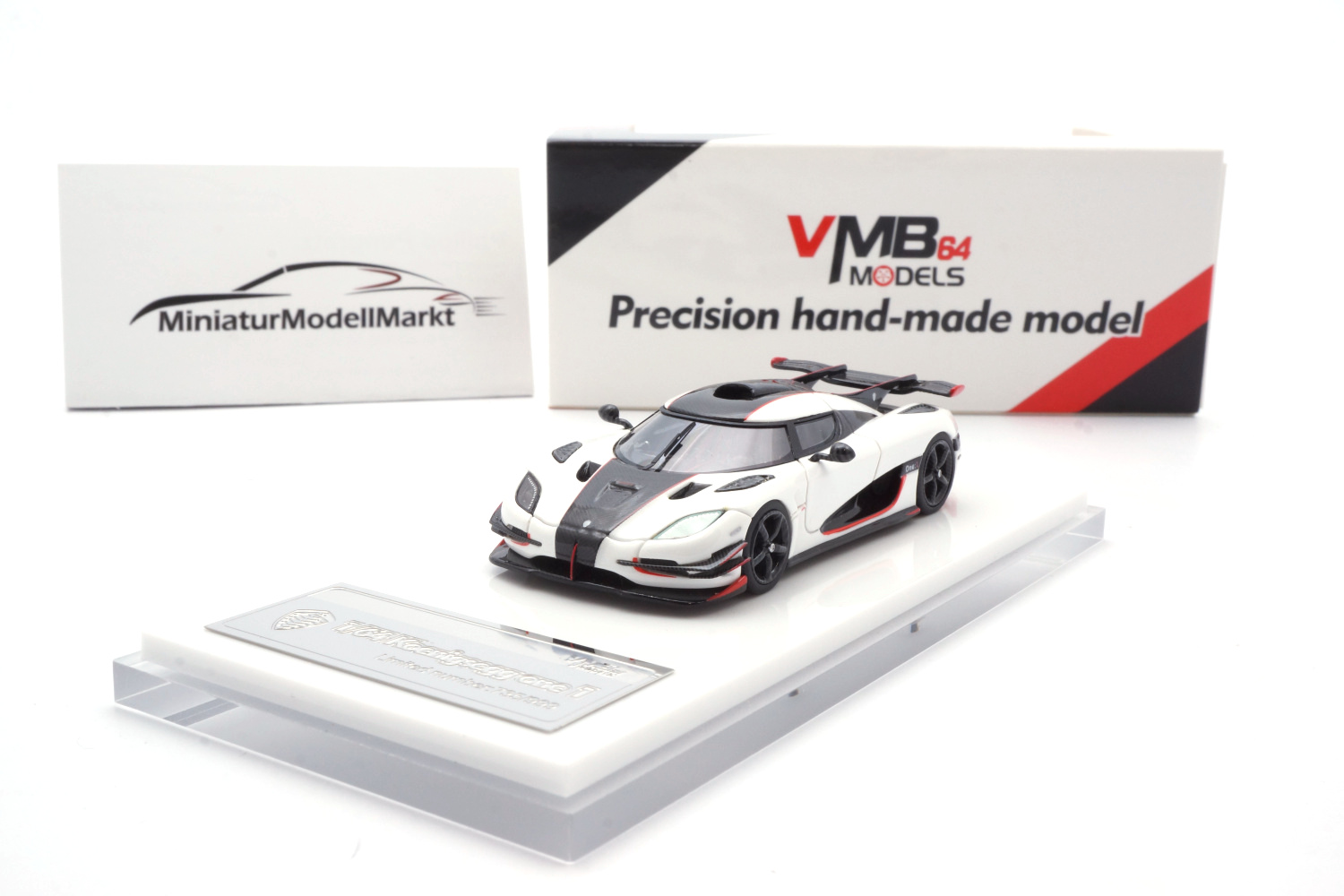 VMB64 VMB64-One-03 Koenigsegg One:1 - Weiss 1:64