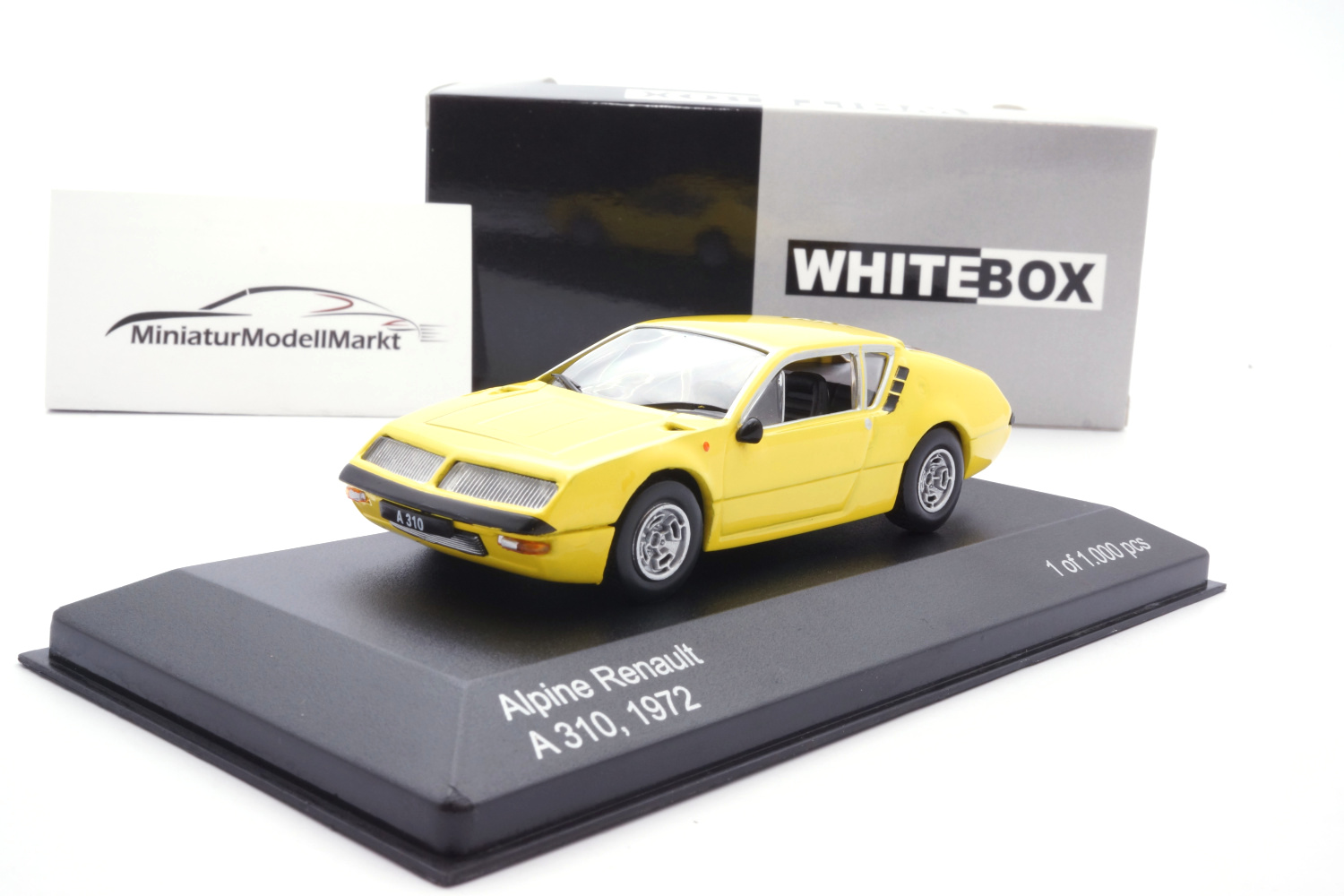 Whitebox 160 Alpine Renault A310 1600 - gelb - 1972 1:43