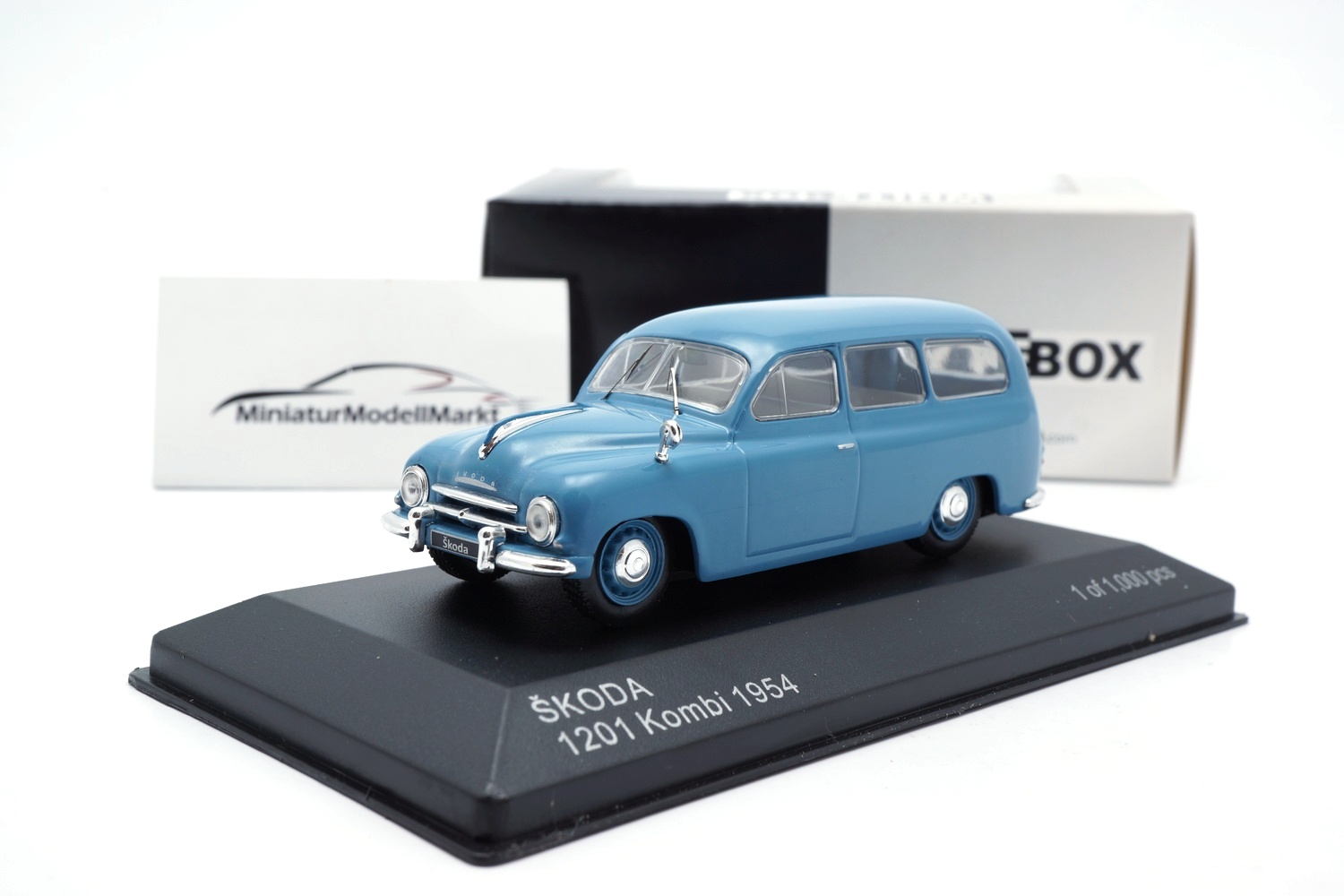 WhiteBox 283 Skoda 1201 Kombi - blau - 1954 1:43