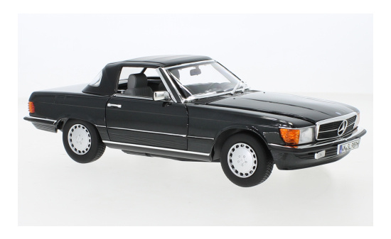 Norev B66040678 Mercedes 300 SL (R107), dunkelblau, 1985 1:18