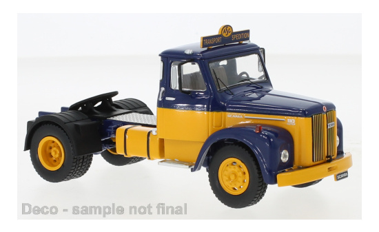 IXO IXOTR122 Scania 110 Super - blau , gelb - ASG - Vorbestellung 1:43