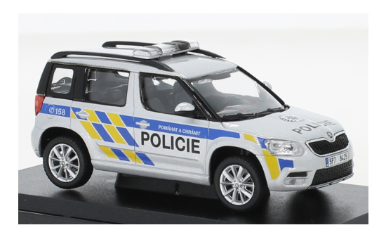 Abrex 143ABX-031XX Skoda Yeti FL, Policie (CR), 2013 1:43