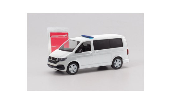 Herpa 013895 Minikit VW T 6.1 Bus mit Hänsch DBS 5000, weiß 1:87