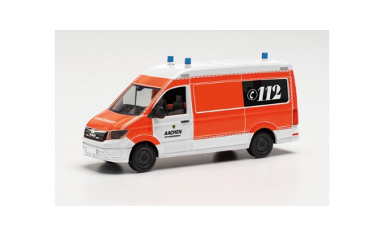 Herpa 096652 MAN TGE Bus HD Rettungsdienst Aachen 1:87