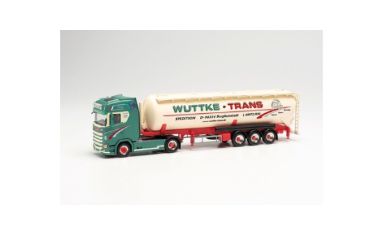 Herpa 314886 Scania CS 20 HD Silo-Sattelzug 
Wuttke-Trans Burgkunstadt (Bayern/Burgkundstadt) - Vorbestellung 1:87