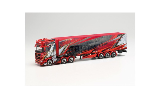 Herpa 314893 Scania CS 20 HD 6x4 Kühlkoffer-Sattelzug 