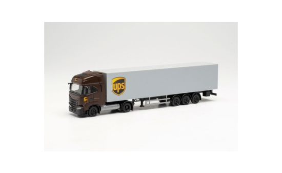 Herpa 315036 Iveco S-Way LNG Koffer-Sattelzug UPS 1:87