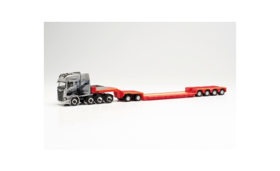 Herpa 315159 Scania CS 20 HD Pendel-X-Sattelzug mit Interdolly 
Esser Schwertransporte (Nordrhein-Westfalen/Würselen) 1:87