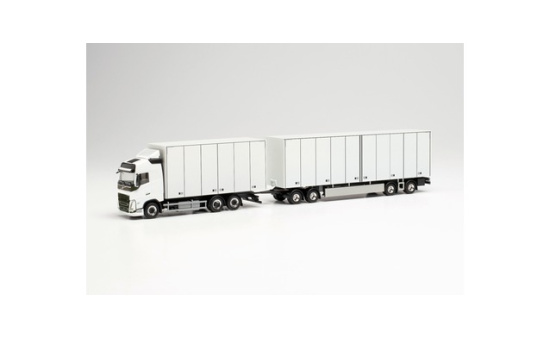 Herpa 315302 Volvo FH Gl. 2020 Schwedencombi, weiß 1:87