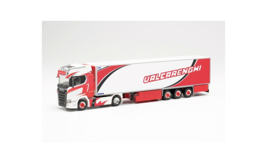 Herpa 315340 Scania CS 20 HD Kühlkoffer-Sattelzug Valcarenghi (Italien/Truccazzono) 1:87