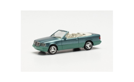 Herpa 430999 Mercedes-Benz 320 CE Cabrio mit Brabus Monoblock IV Felgen, beryll metallic 1:87