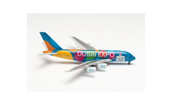 Herpa 536288 Emirates Airbus A380 Expo 2020 Dubai - Be Part of the Magic A6-EEU - Vorbestellung 1:500
