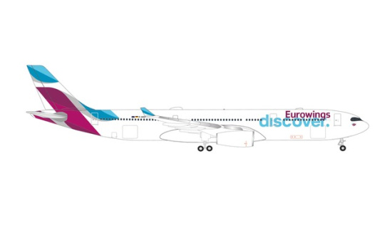 Herpa 536295 Eurowings Discover Airbus A330-300 D-AIKA - Vorbestellung 1:500