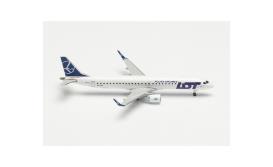 Herpa 536325 LOT Polish Airlines Embraer 195 SP-LND - Vorbestellung 1:500