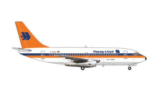 Herpa 572132 Hapag-Lloyd Flug Boeing 737-200 D-AHLI 1:200