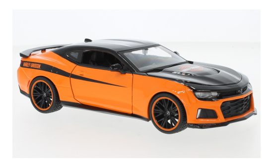 Maisto 32271 Chevrolet Camaro ZL1, orange/schwarz,  Harley-Davidson , 2017 1:24